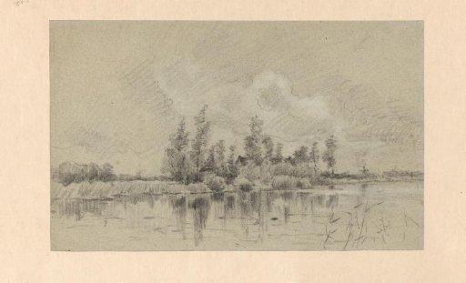 River view at the Kromme Angstel near Loenersloot