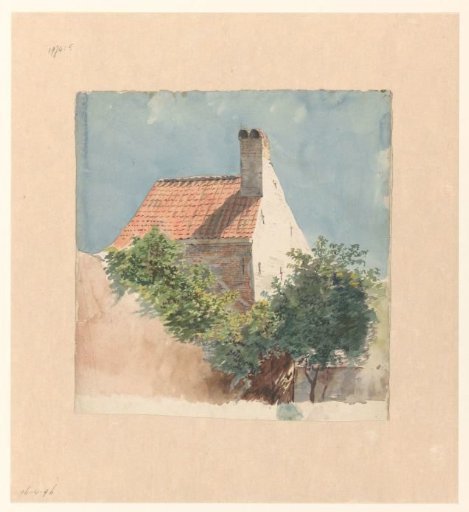 Study of a brick house