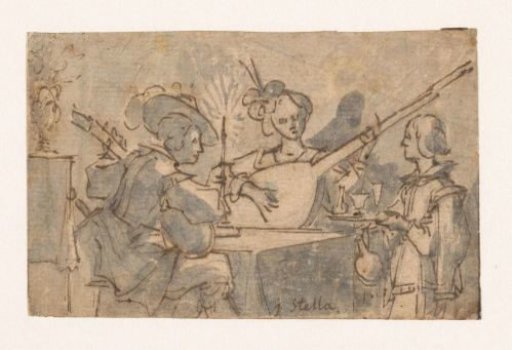 Musicians by candlelight