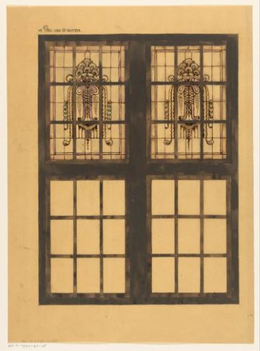 Design for a stained-glass window