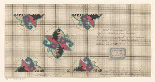 Design for a Carpet with Floral Pattern