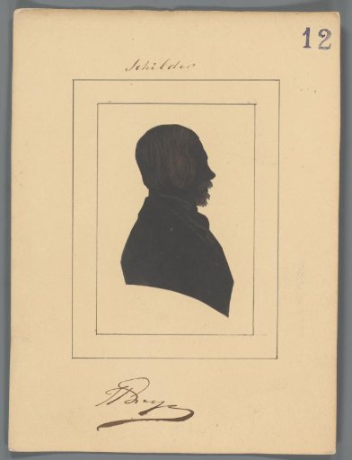 Silhouette Portrait of Jan Hendrik II Breyer
