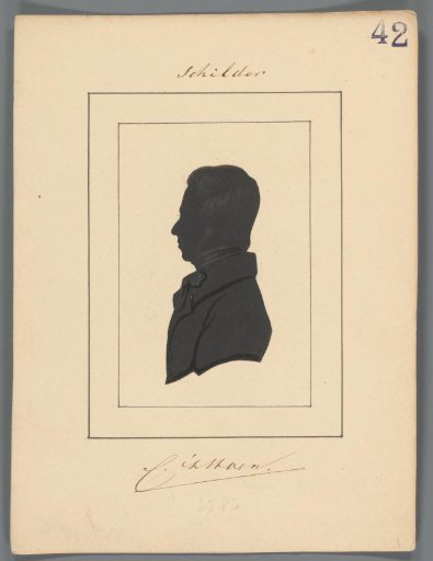 Silhouette Portrait of Cornelis Petrus 't Hoen