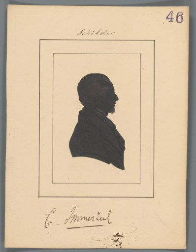 Silhouette Portrait of Christiaan Immerzeel