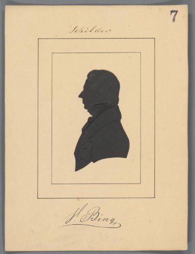 Silhouette Portrait of Valentijn Bing