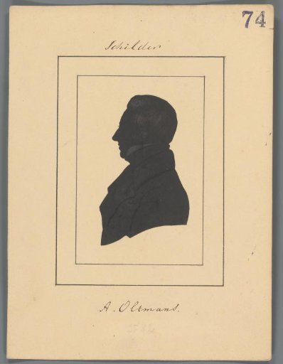 Silhouette Portrait of Alexander Oltmans