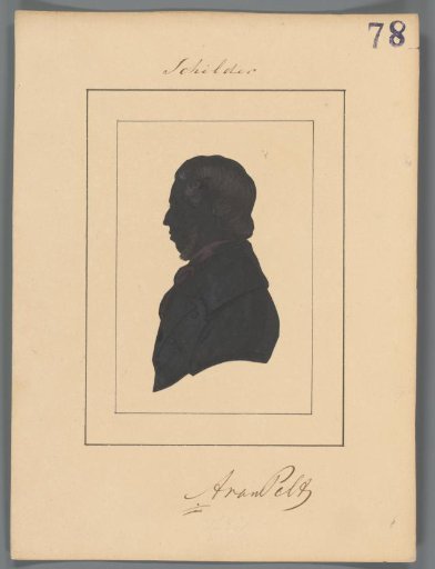 Silhouette Portrait of Abraham van Pelt