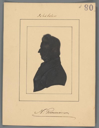 Silhouette Portrait of Nicolaas Pieneman
