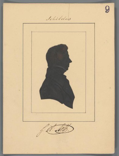 Silhouette Portrait of George Andries Roth