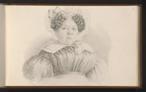Portrait of a Woman with a Lace Cap with a Bow