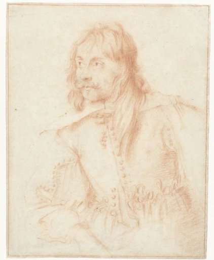 Portrait of a man, half-length, to the left