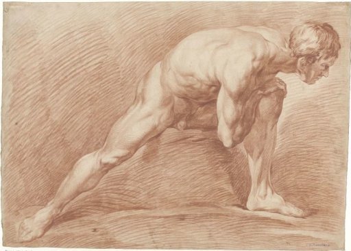 Standing Male Nude, Legs Apart