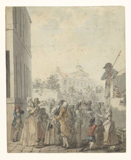 Puppet theatre on a square