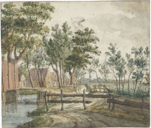 Country canal near Voorburg