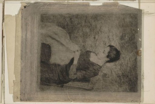 Seated Woman with Needlework