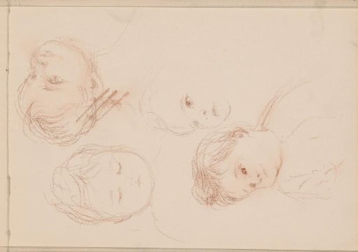 Four children's heads