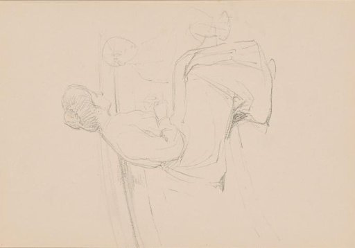 Woman and boy sitting on a bench