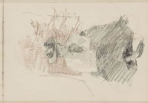 Reading Woman Seated Before a Tree