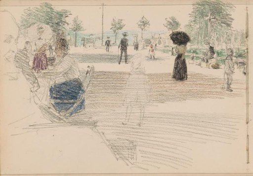 Park with Figures