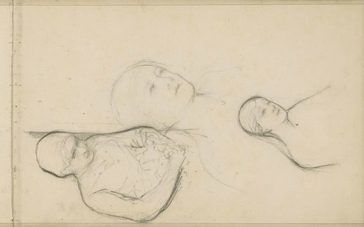 Seated woman, hands folded in her lap