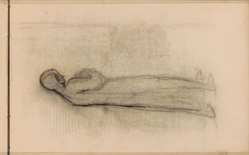 Standing Woman Holding a Baby to Her Breast