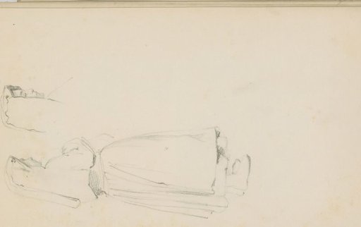 Standing woman with a headscarf