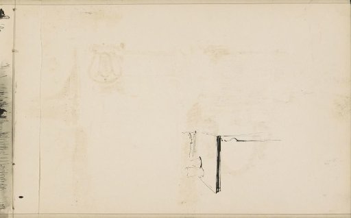 Study, possibly part of an interior