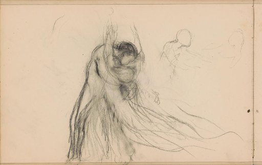Dancing couple embracing