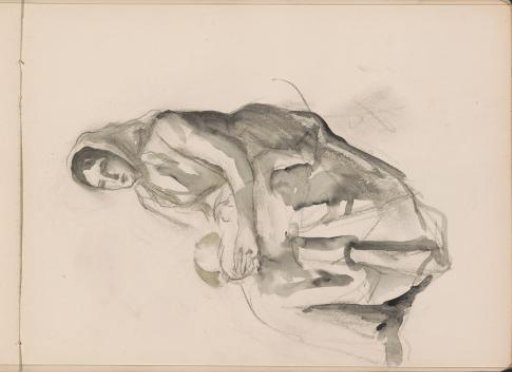 Mother Sitting with a Child on Her Lap