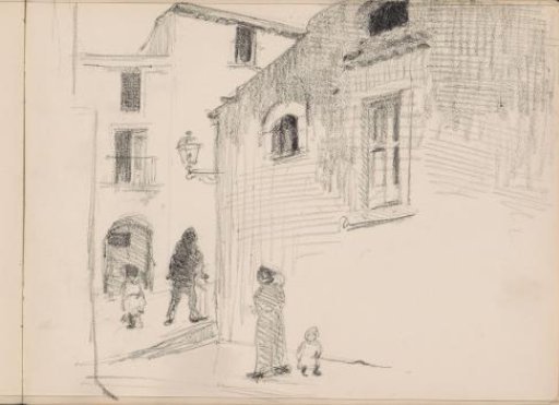 Street with figures