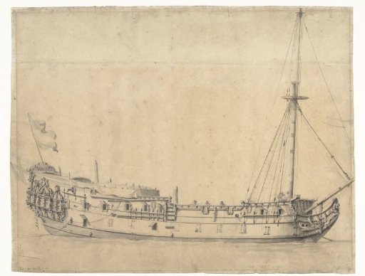 The Loyal George, captured after the Four Days' Battle in June 1666