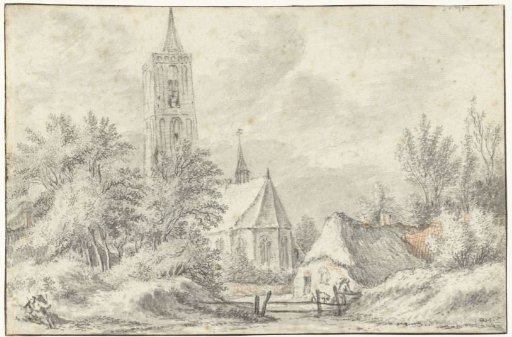 View of the church at Soest