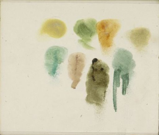 Study sheet with color samples