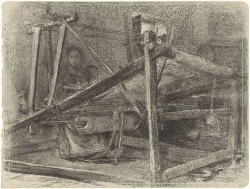 Loom and a Woman in the Background