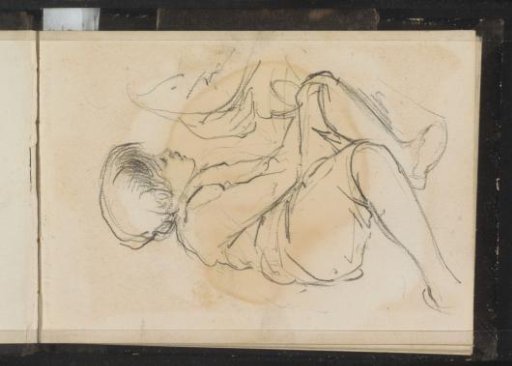 Half-reclining boy