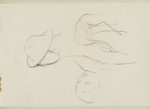 Head and a Figure with a Hat