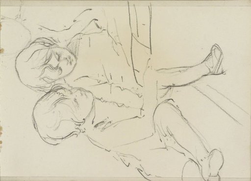 Two reading children