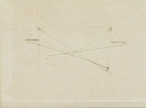 Rectangle with a cross and other lines