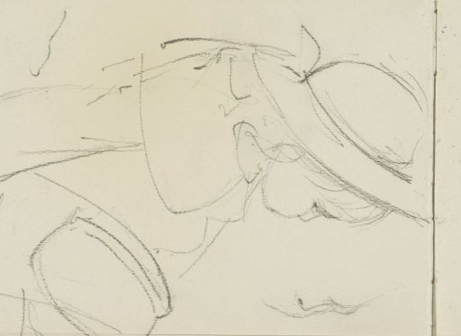 Girl with a Hat with a Ribbon
