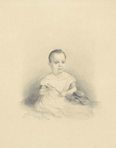Child portrait of Hendrik Ooster