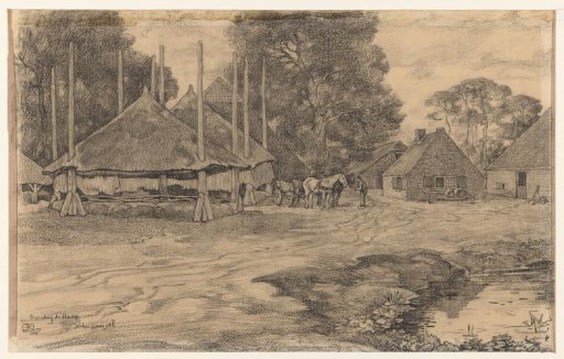 View of Farm De Hasp at Scherpenzeel