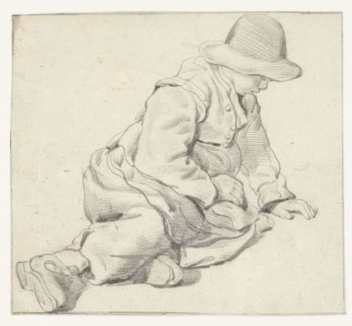 Seated boy