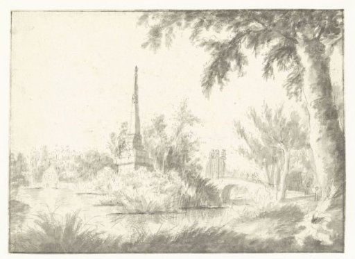The milestone near Amstelveen