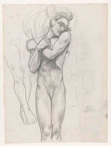 Figure study for the poster Lucifer by Vondel