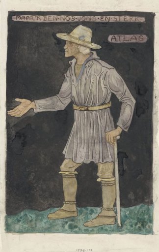 Design for a costume for Atlas