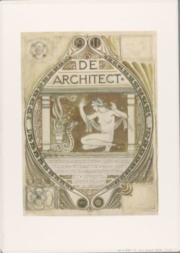 Design for the cover of De Architect