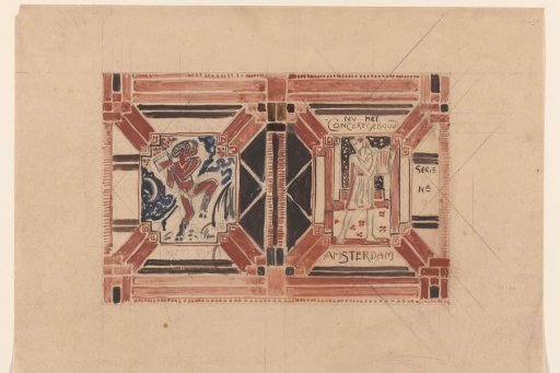 Design for the cover of a Concertgebouw programme
