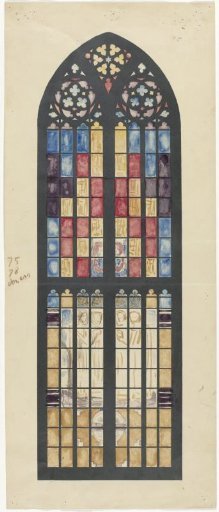 Design for a window in the South Transept of the Cathedral of Utrecht
