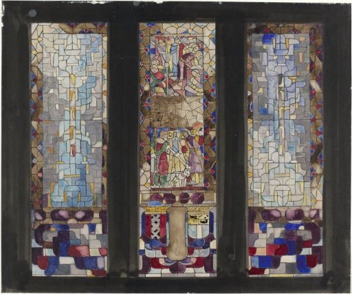 Design for three windows in the Amsterdam Town Hall