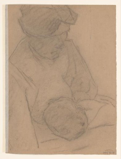 Child of Wilhelmus Johannes Steenhoff at His Mother's Breast